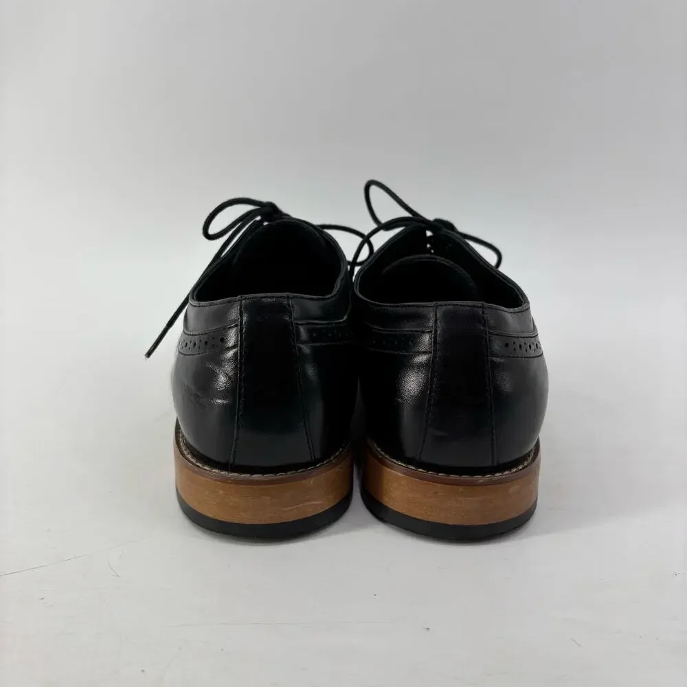 Stacy Adams Size 10 Mens Black Oxford Lace Up Dress Shoe Career